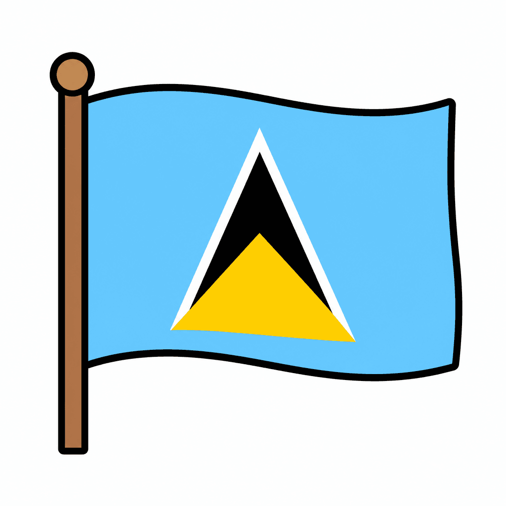 Saint Lucia Flag