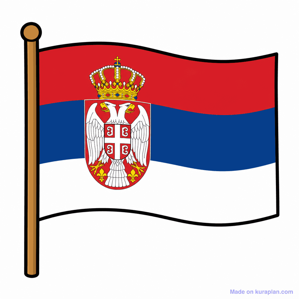 Serbia Flag
