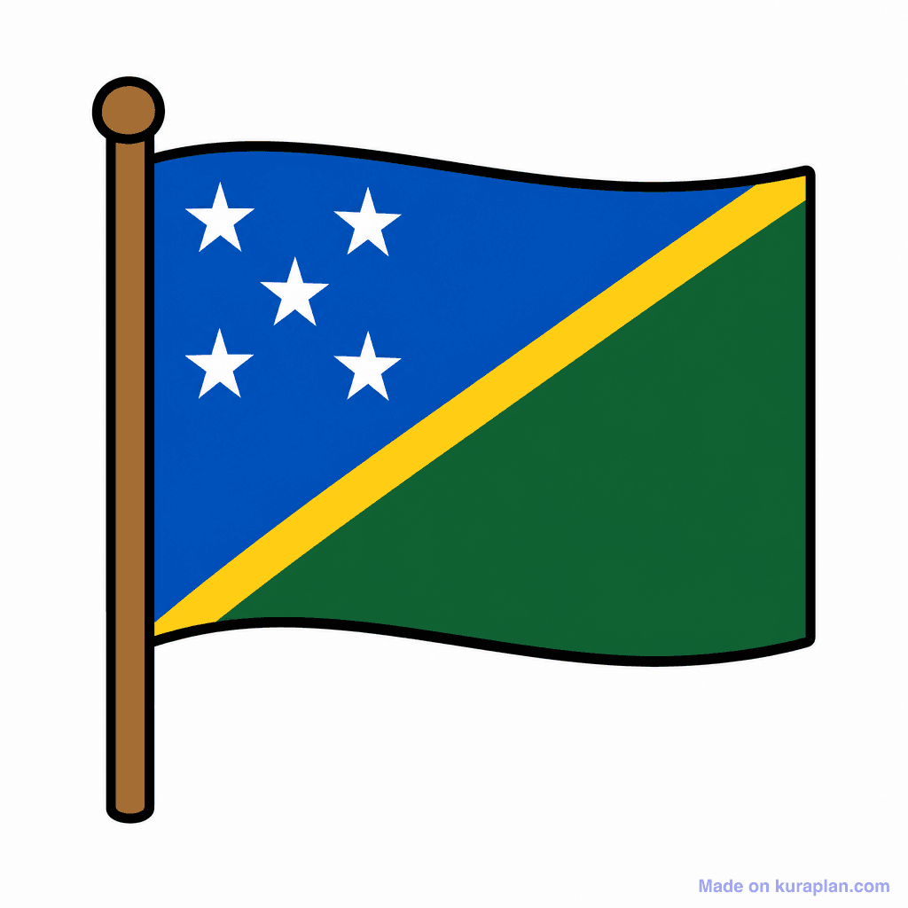 Solomon Islands Flag