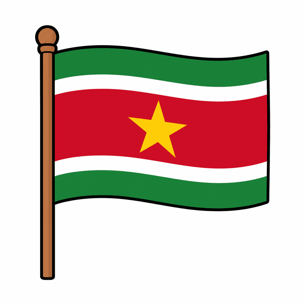 Suriname Flag