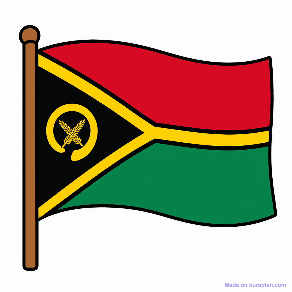 Vanuatu Flag