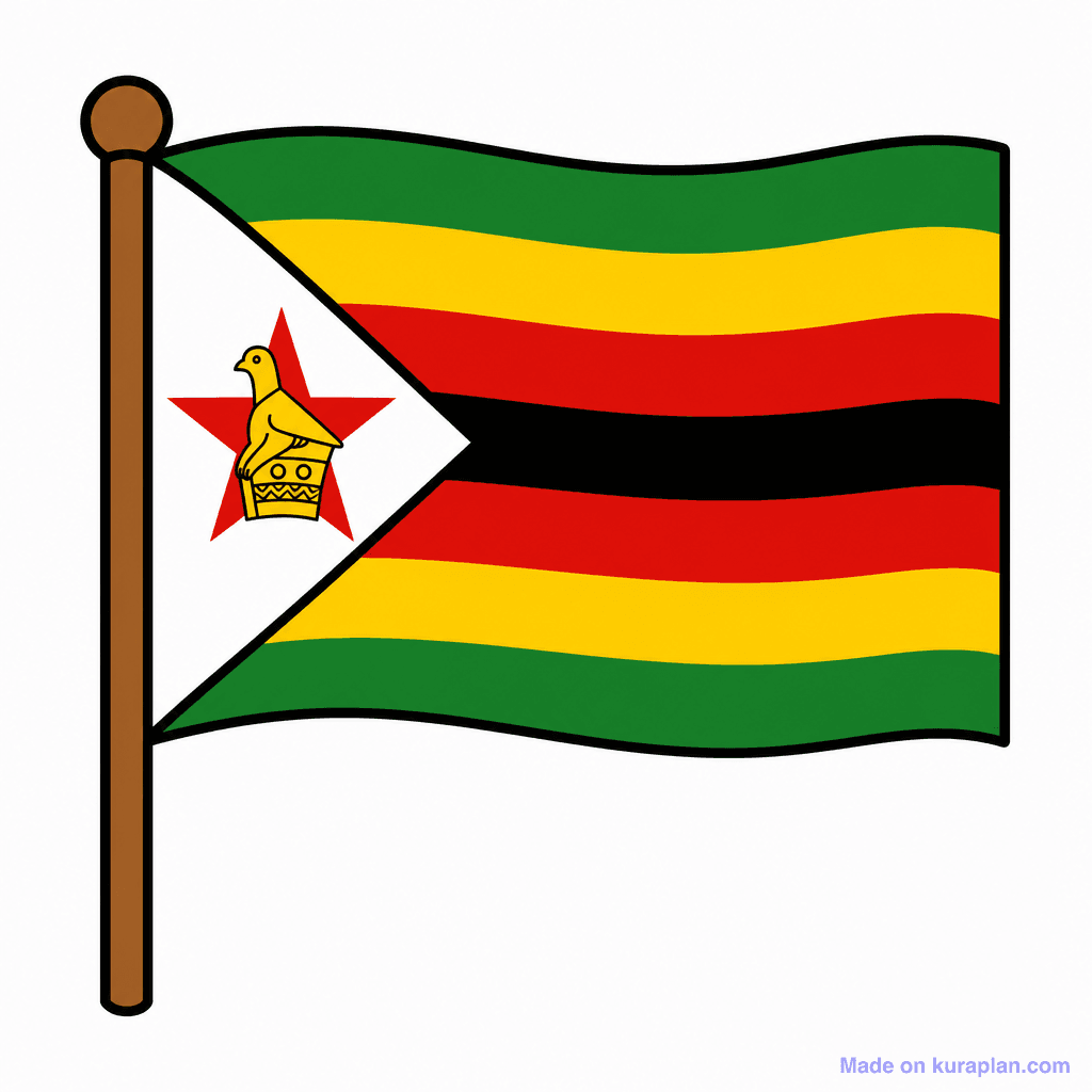 Zimbabwe Flag