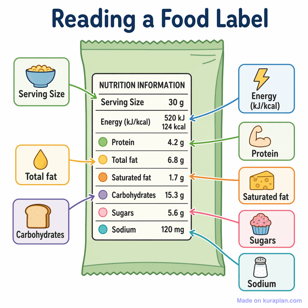 Reading a Food Label (simple)