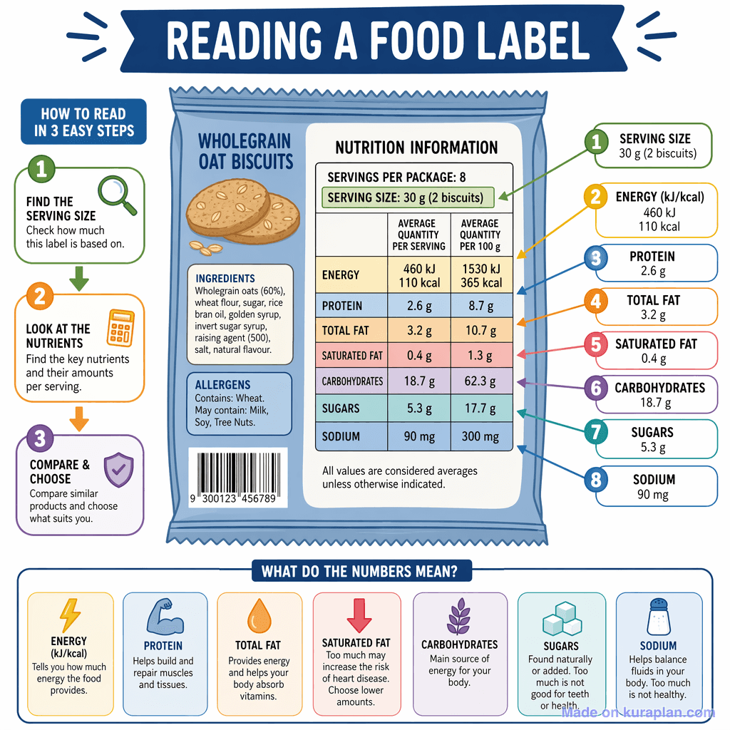 Reading a Food Label (detailed)