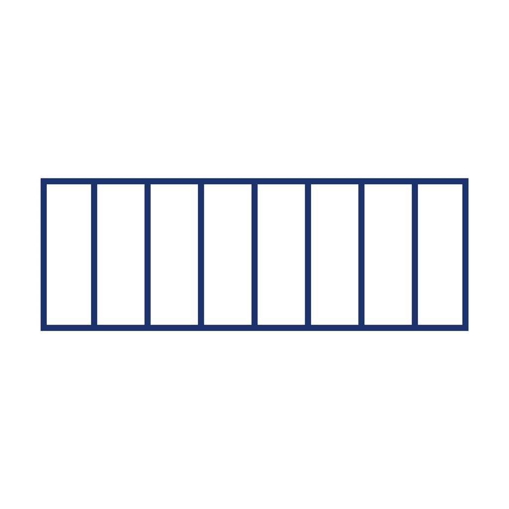 Fraction Bar — 0/8 (zero)