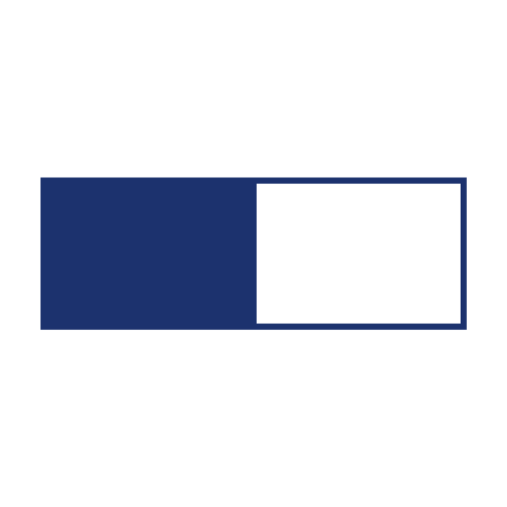 Fraction Bar — 1/2 (one half)