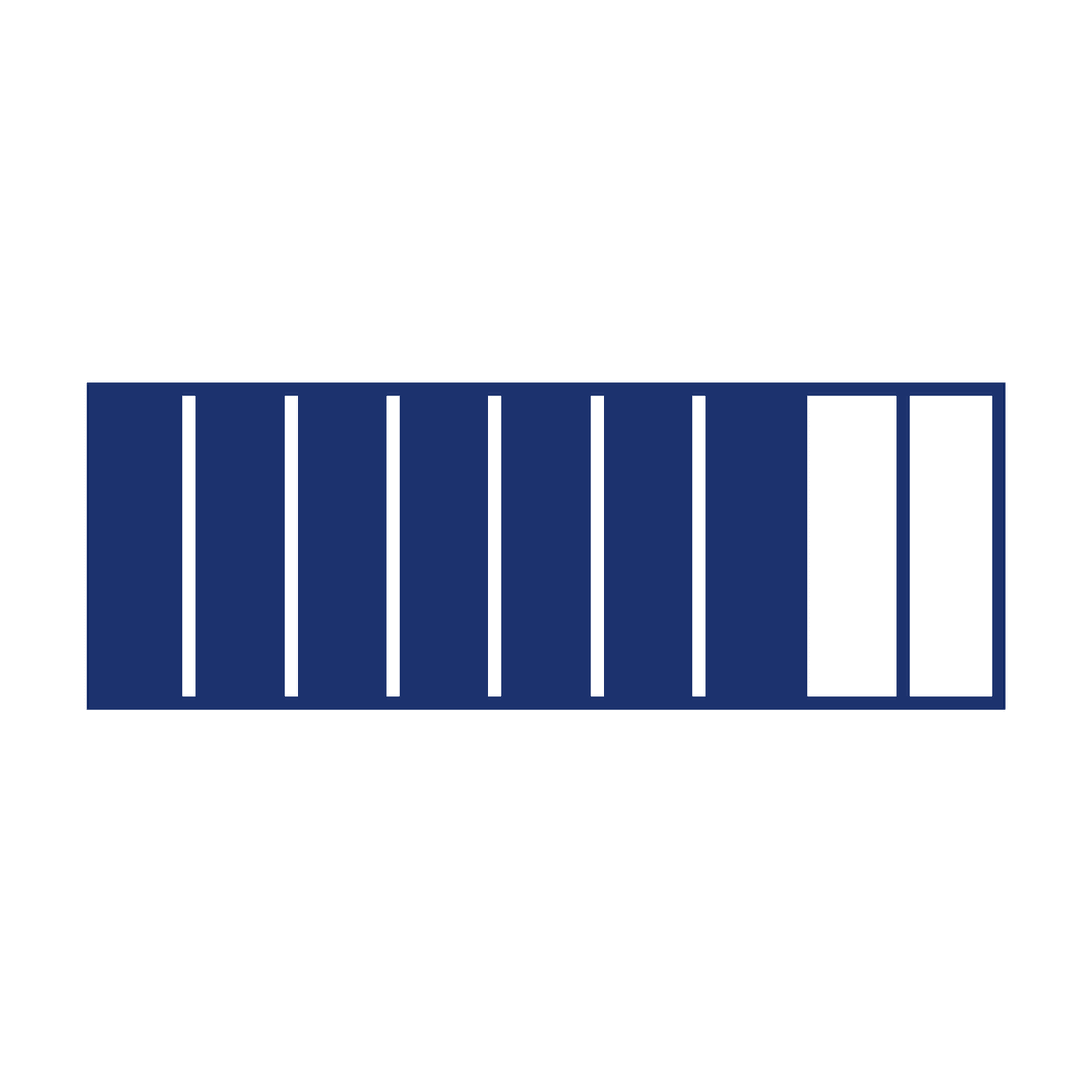 Fraction Bar — 7/9 (seven ninths)