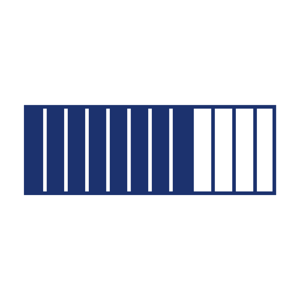 Fraction Bar — 8/12 (eight twelfths)