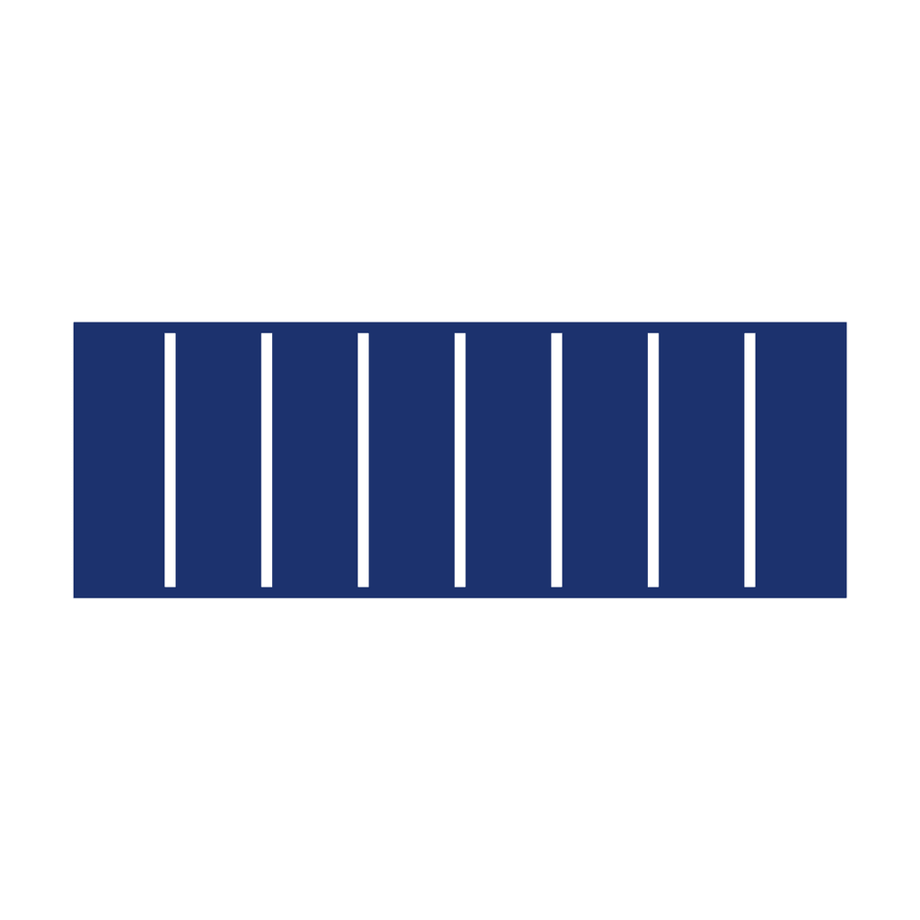 Fraction Bar — 8/8 (one whole)