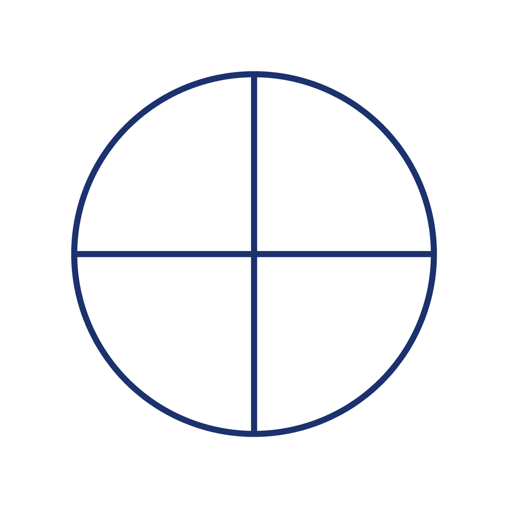 Fraction Circle — 0/4 (zero)