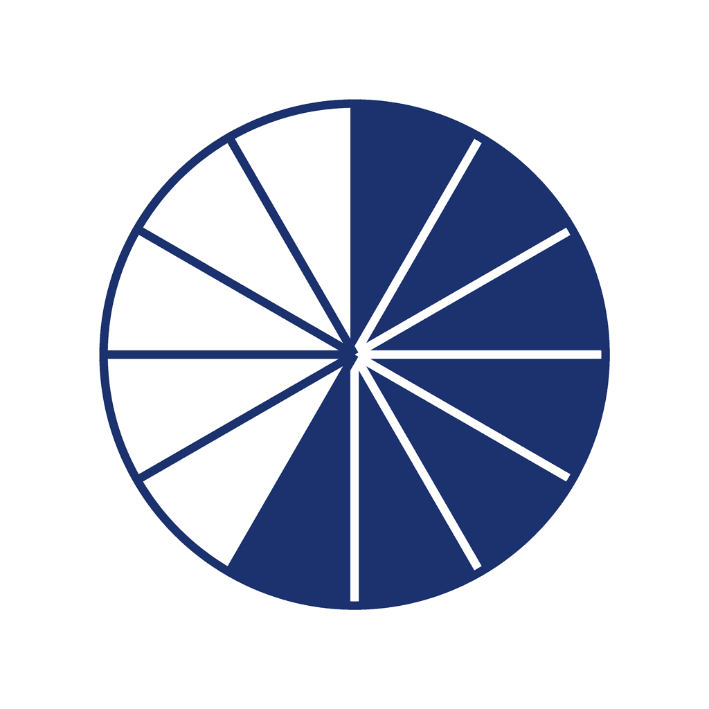 Fraction Circle — 7/12 (seven twelfths)