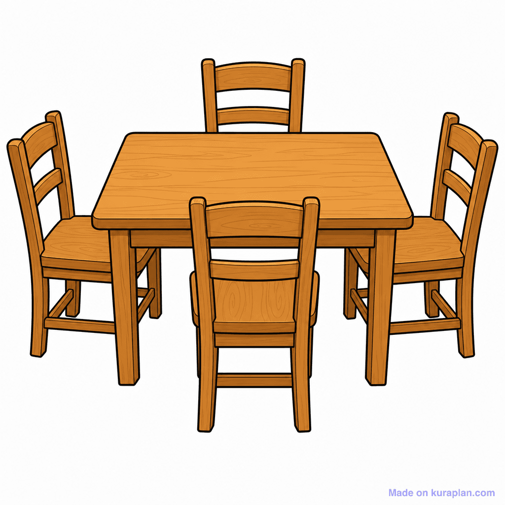 Furniture Dining Table Chairs