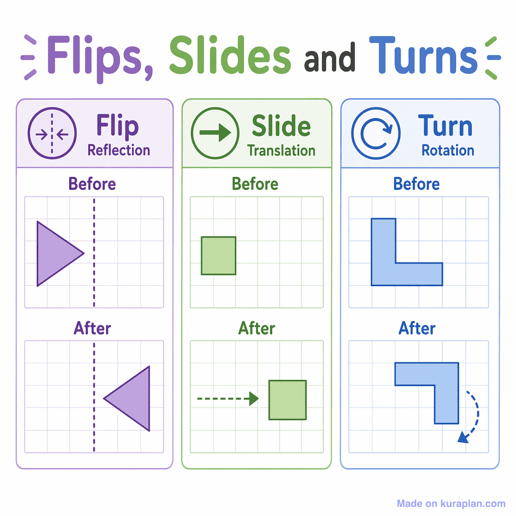 Flips Slides and Turns (simple)