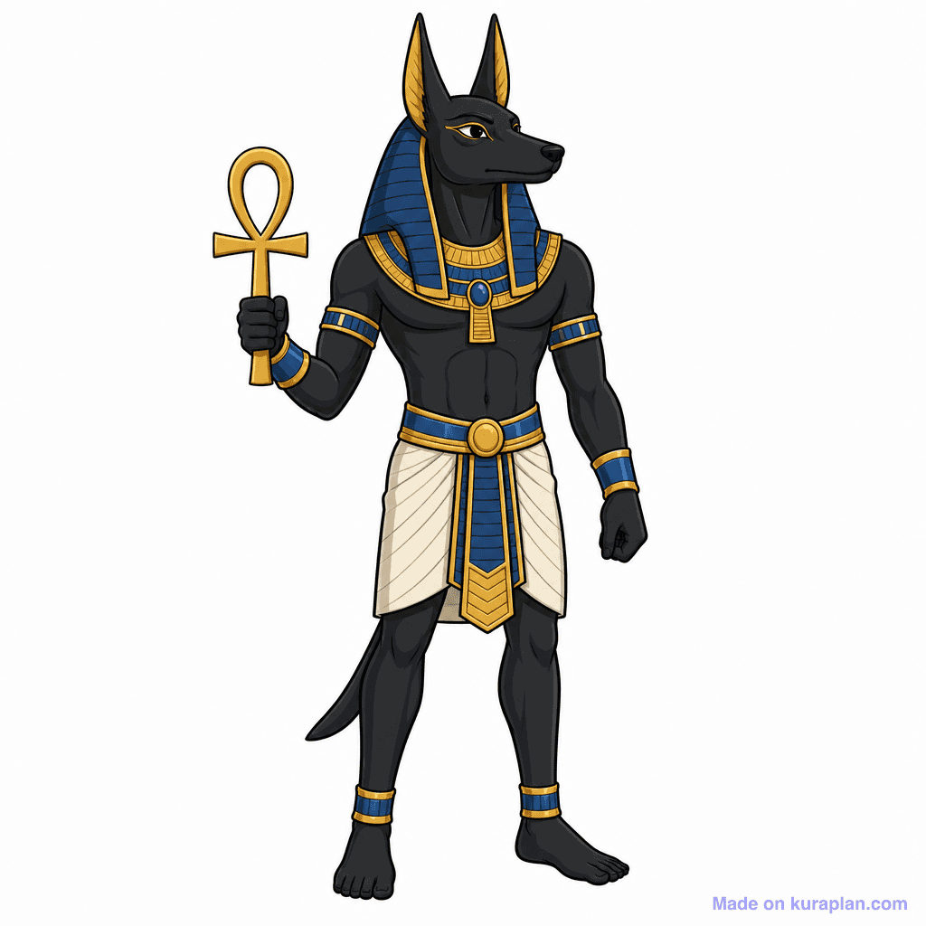 Anubis, Egyptian god of mummification