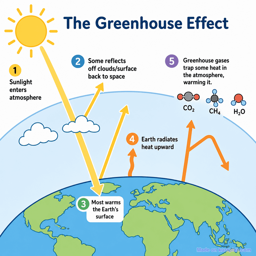 The Greenhouse Effect (simple)