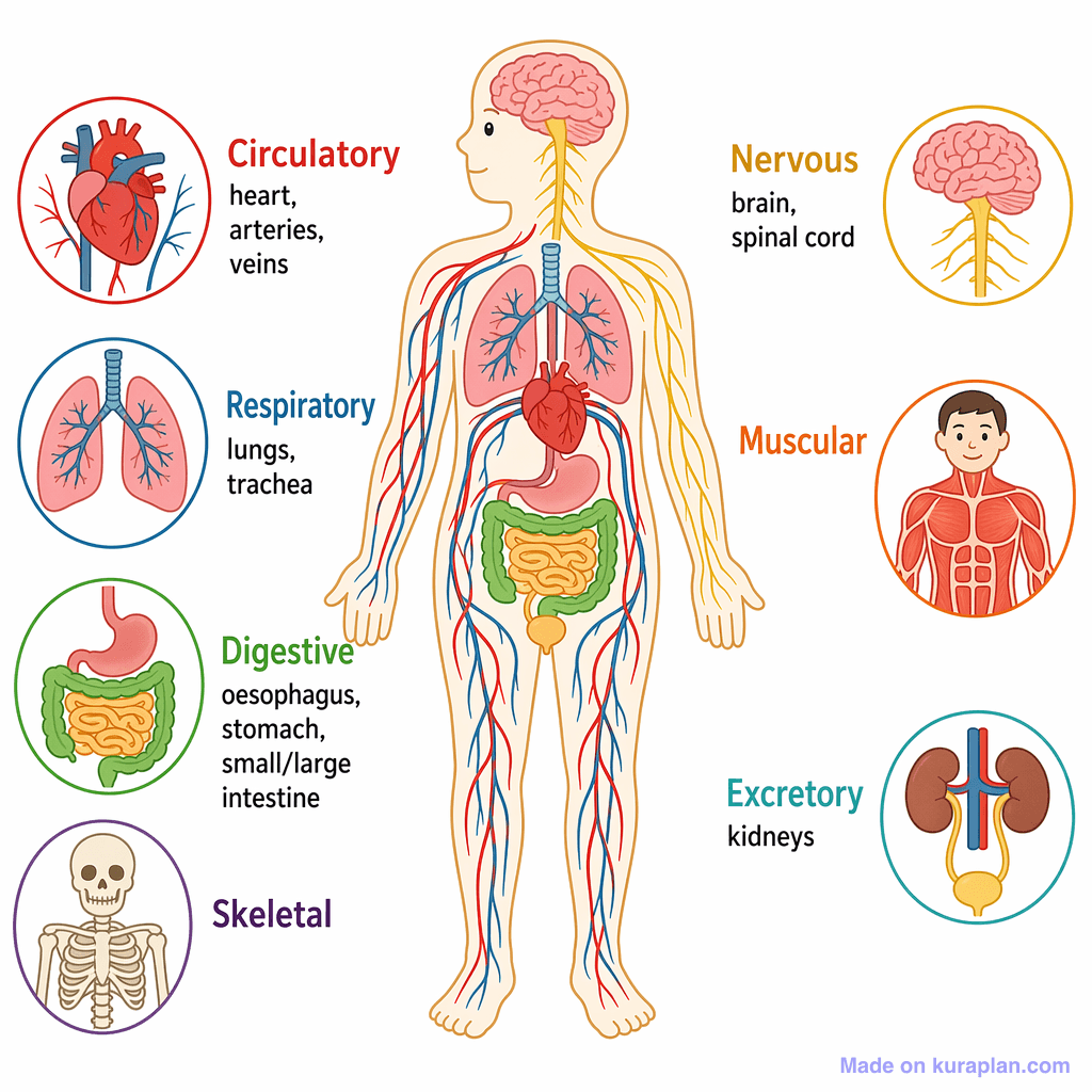 Human Body Systems Overview (simple)