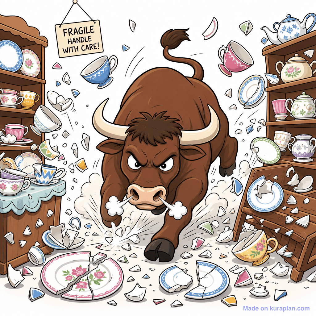 Idiom Bull In China Shop