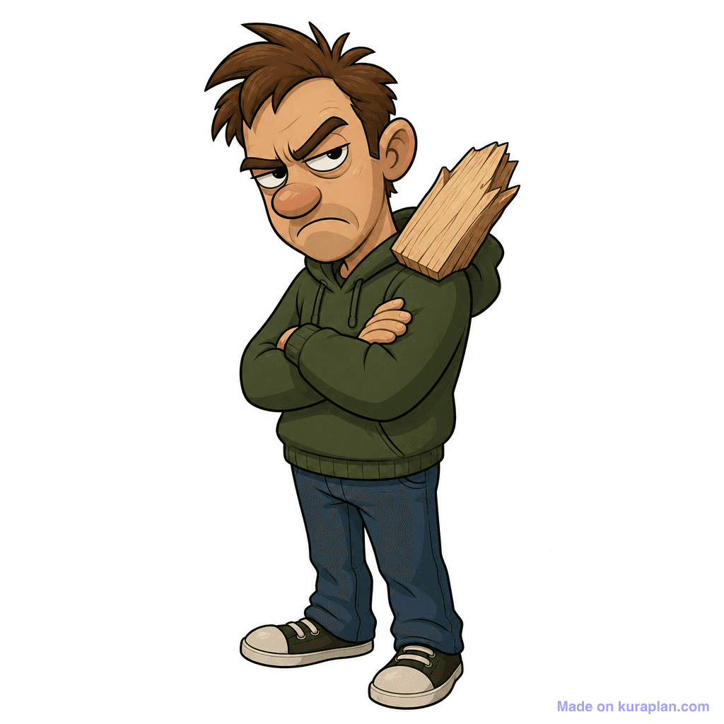 Idiom Chip On Shoulder