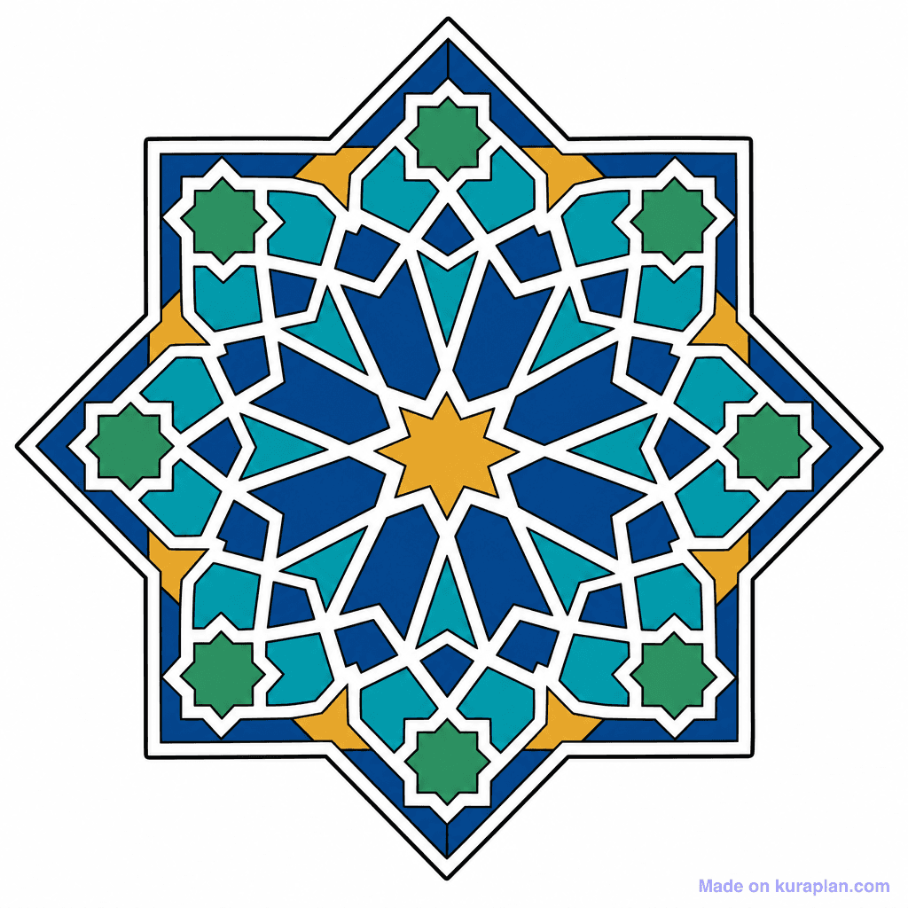 Islam Mosque Geometric Pattern