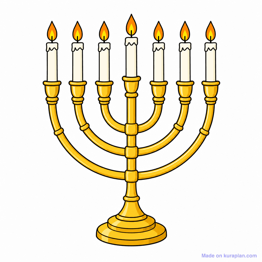 Jewish Menorah Temple 7