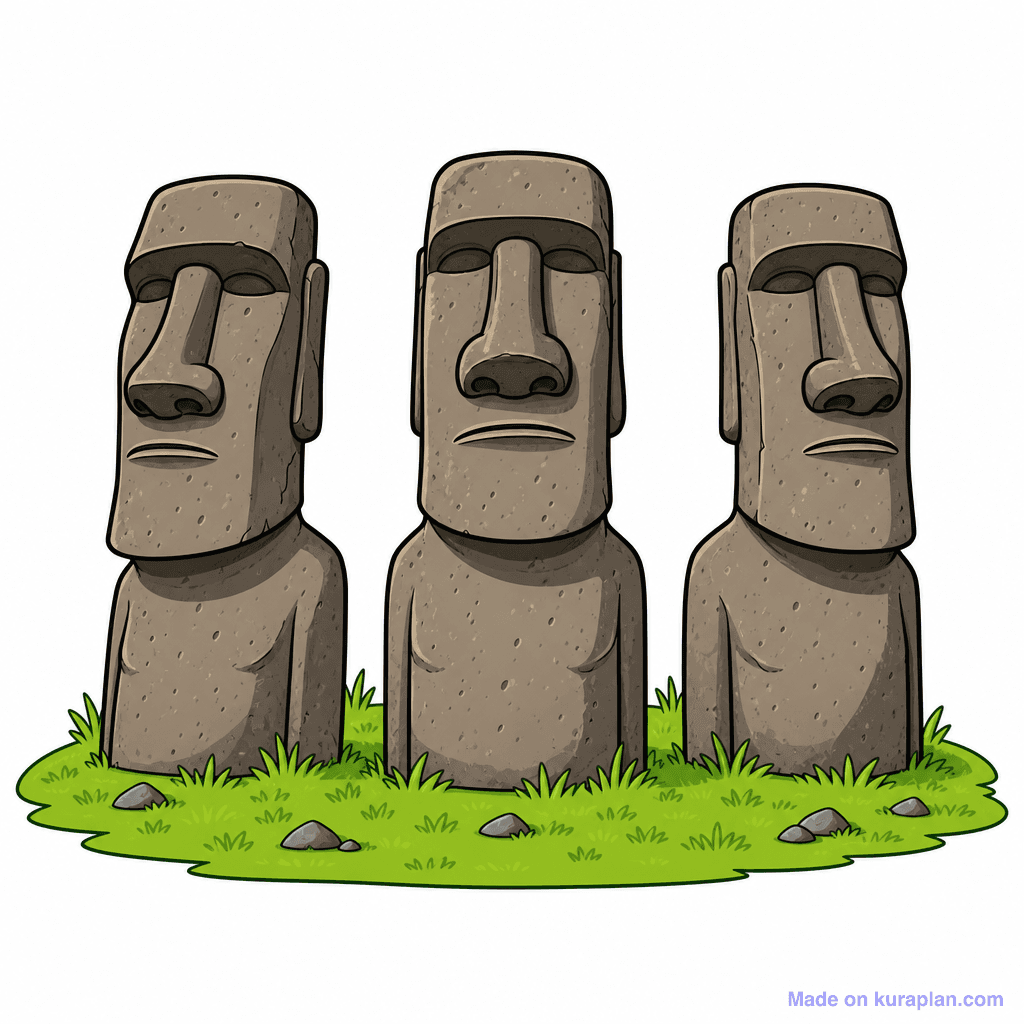 Landmark Easter Island Moai