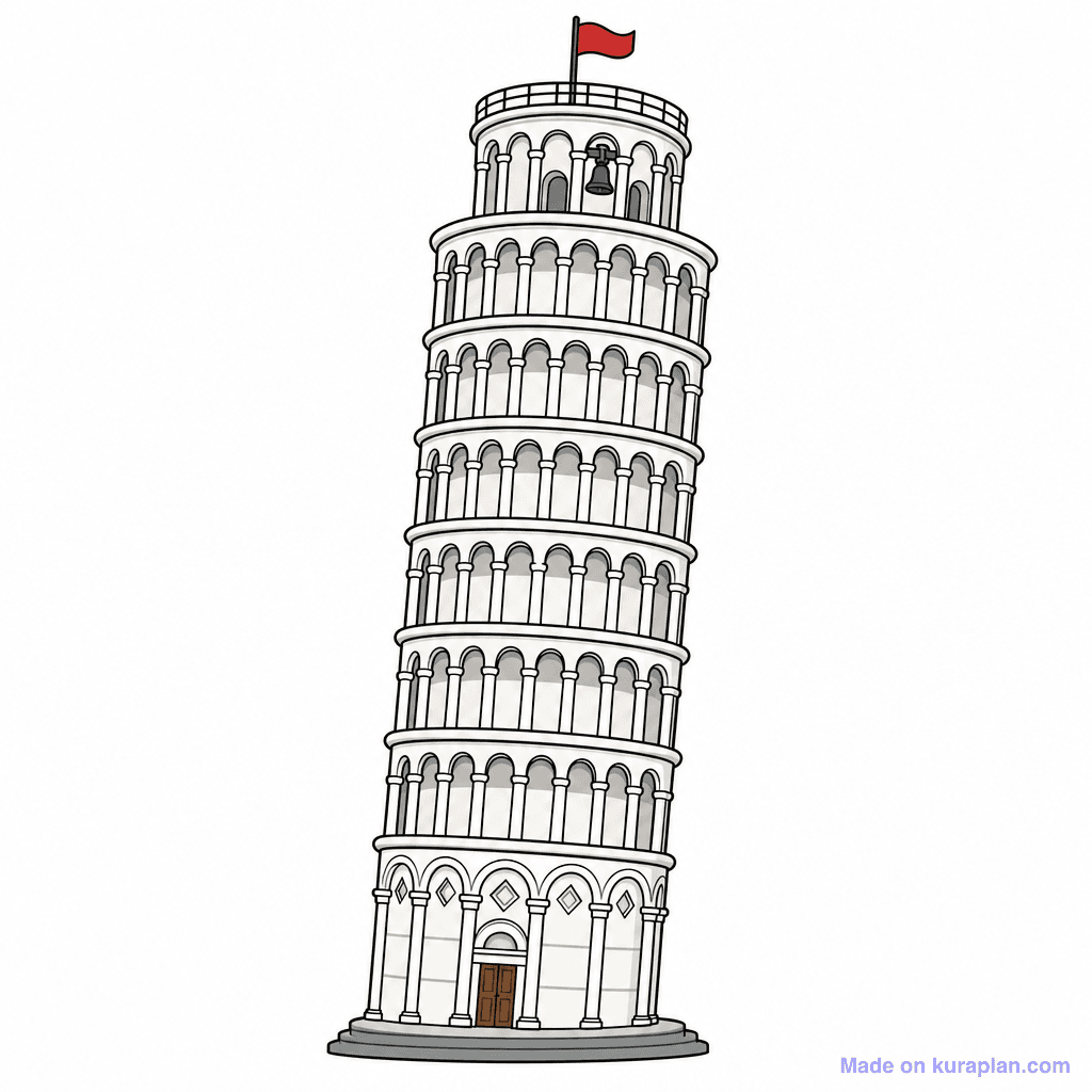 Landmark Leaning Tower Pisa