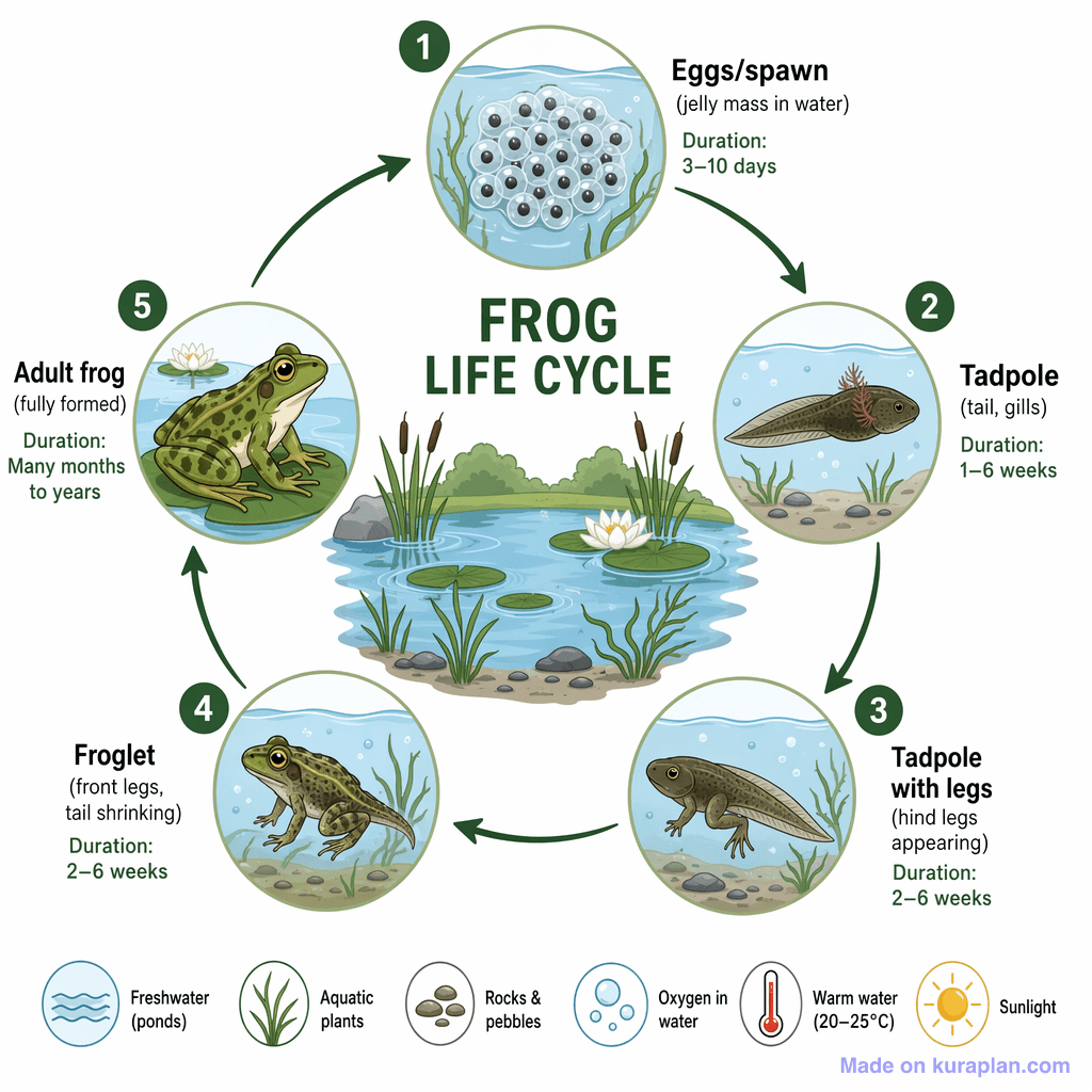 Frog Life Cycle (detailed)
