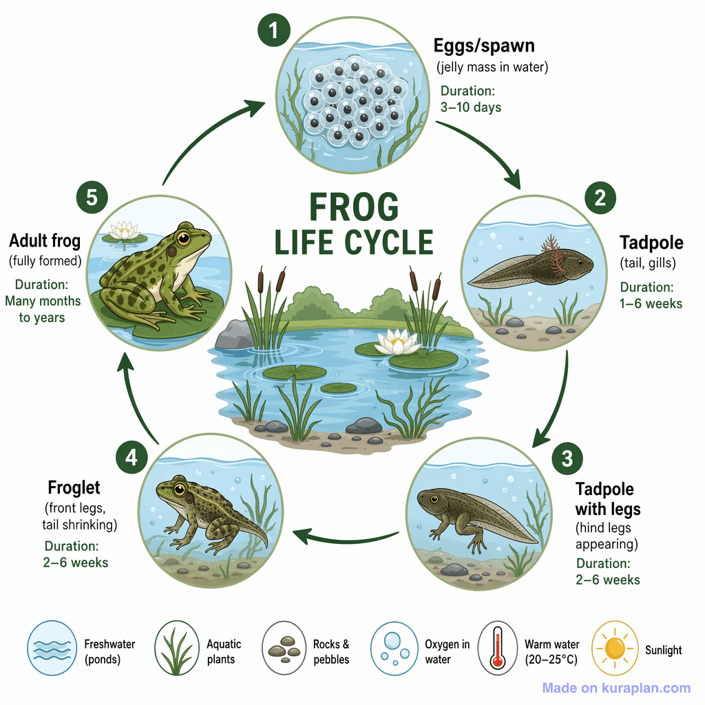 Frog Life Cycle (detailed)