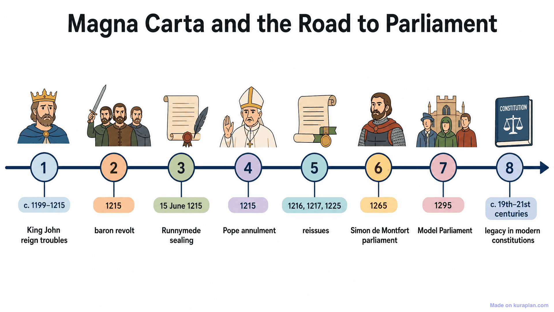 Magna Carta and the Road to Parliament Timeline