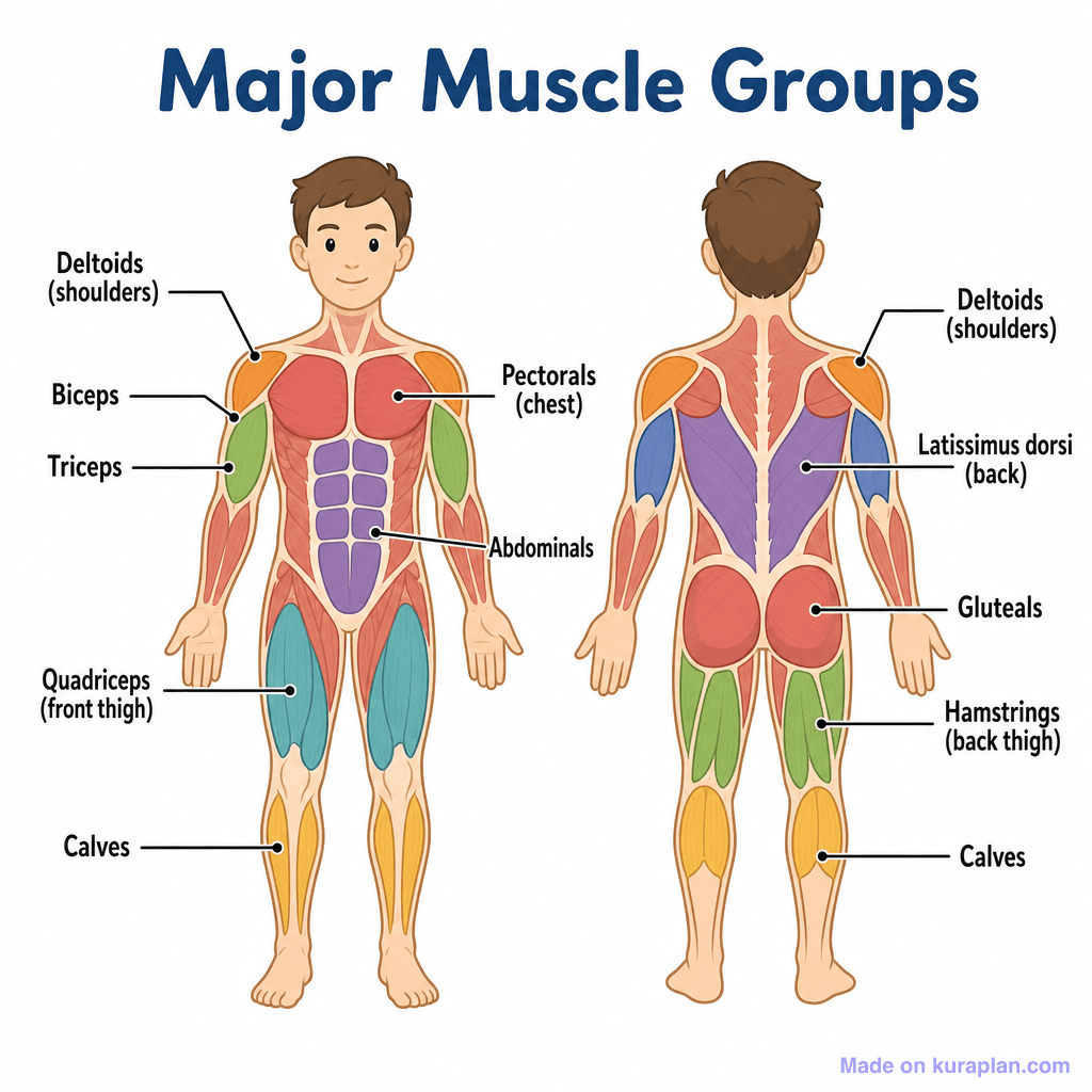 Major Muscle Groups (simple)