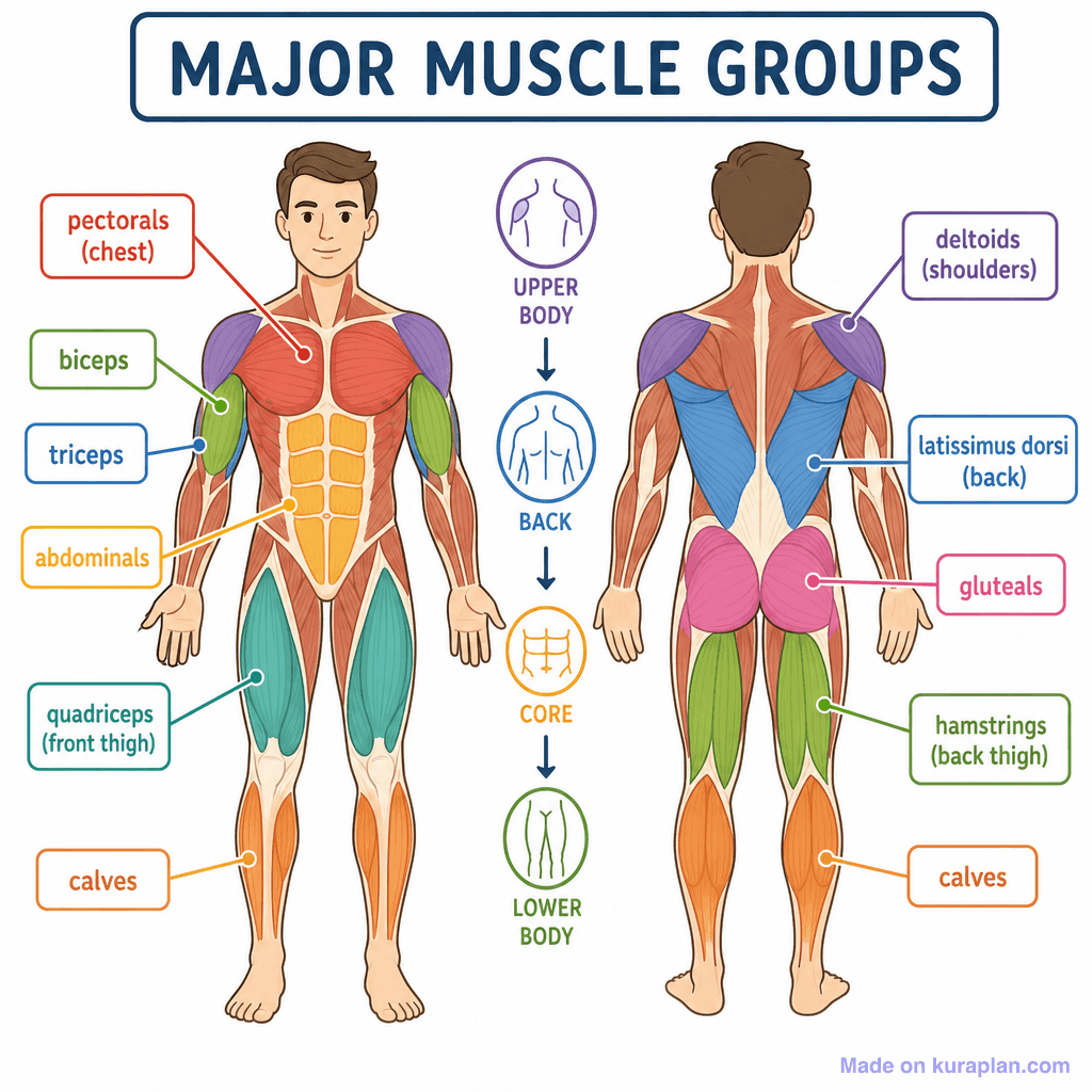 Major Muscle Groups (detailed)