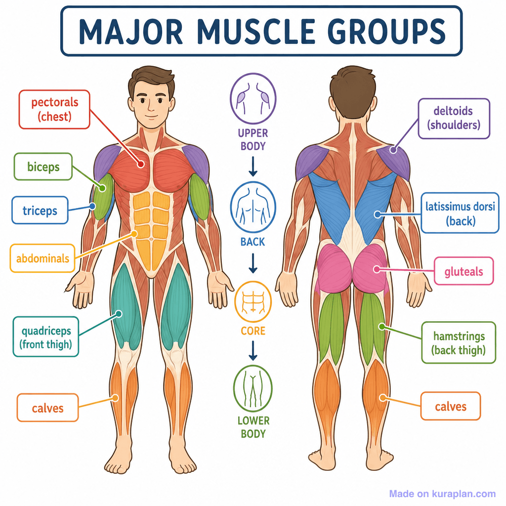 Major Muscle Groups (detailed)