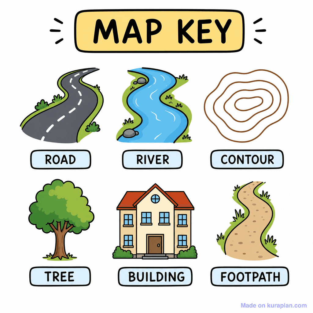 Map Key Legend Template