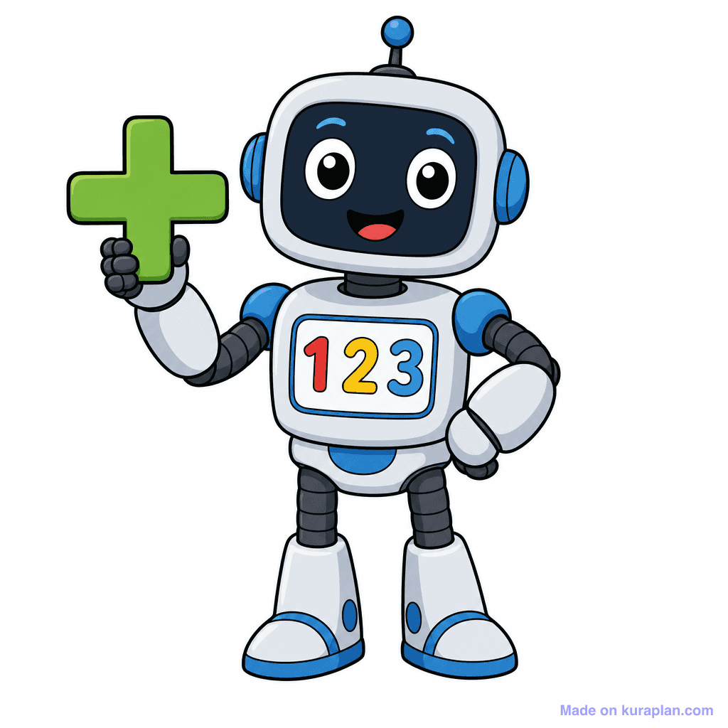 Mascot Maths Robot