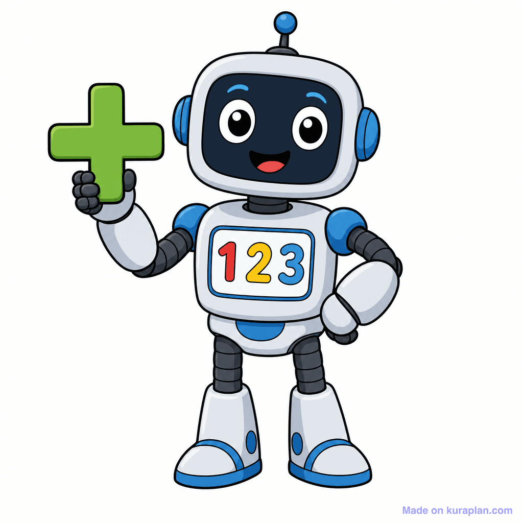 Mascot Maths Robot