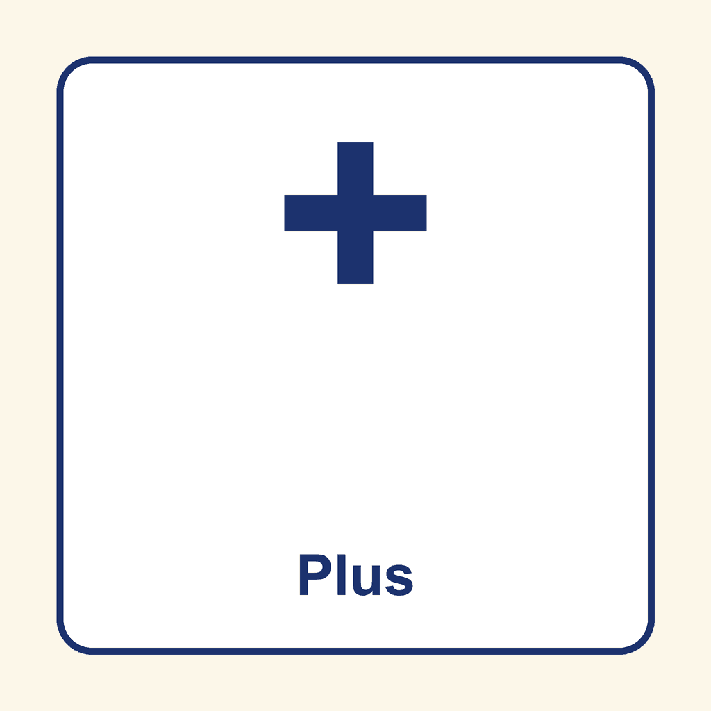 Math Symbol — + (Plus)