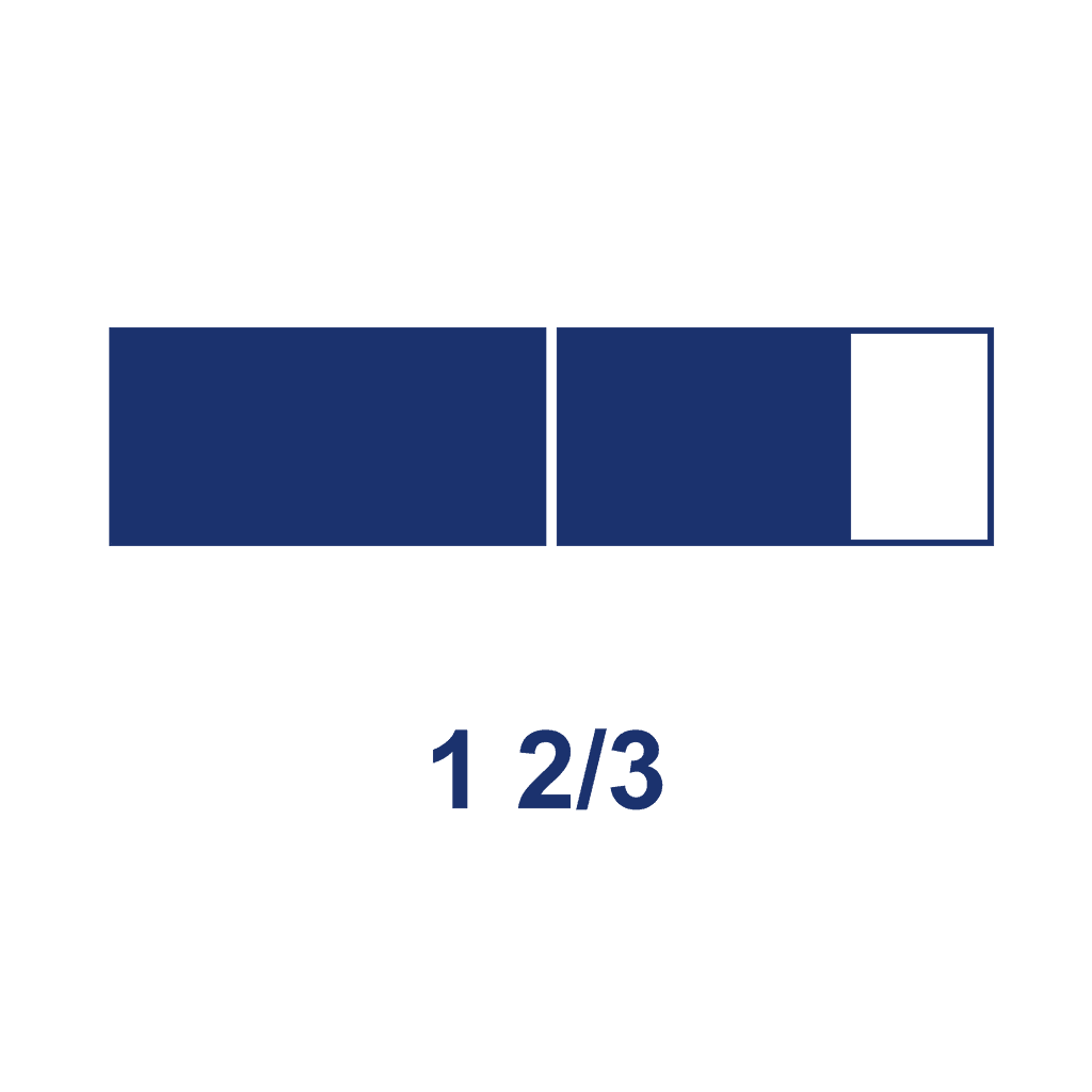 Mixed Number — 1 2/3