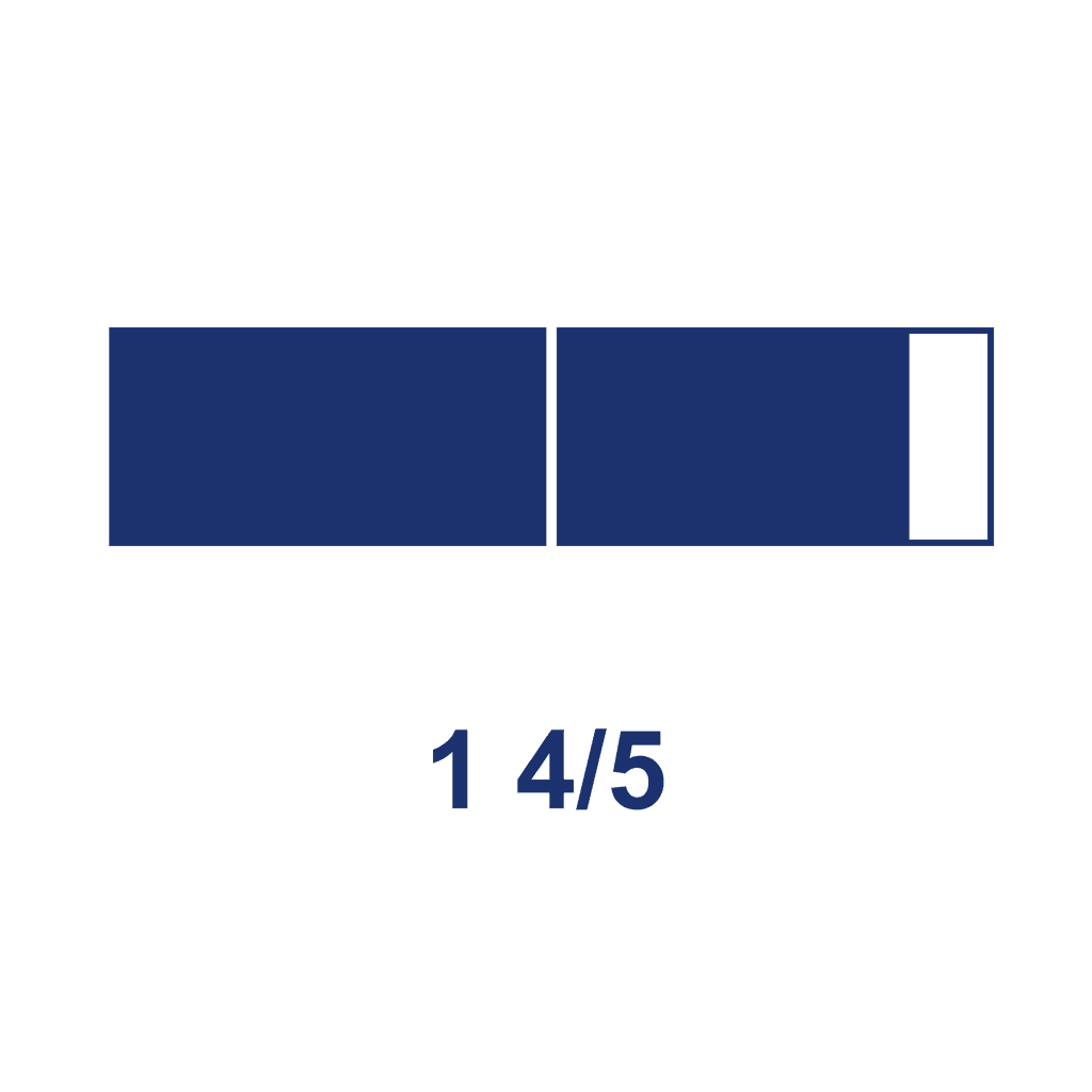 Mixed Number — 1 4/5