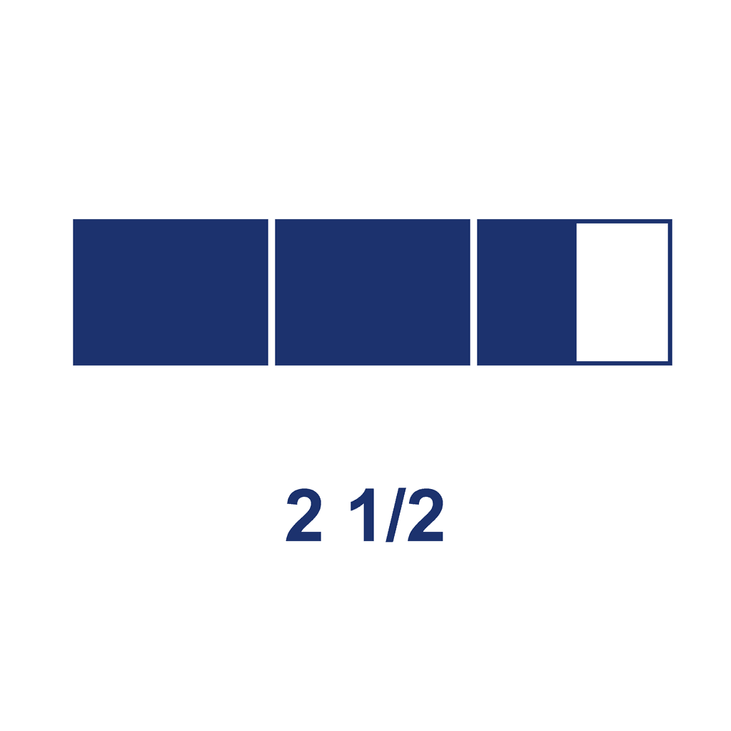 Mixed Number — 2 1/2