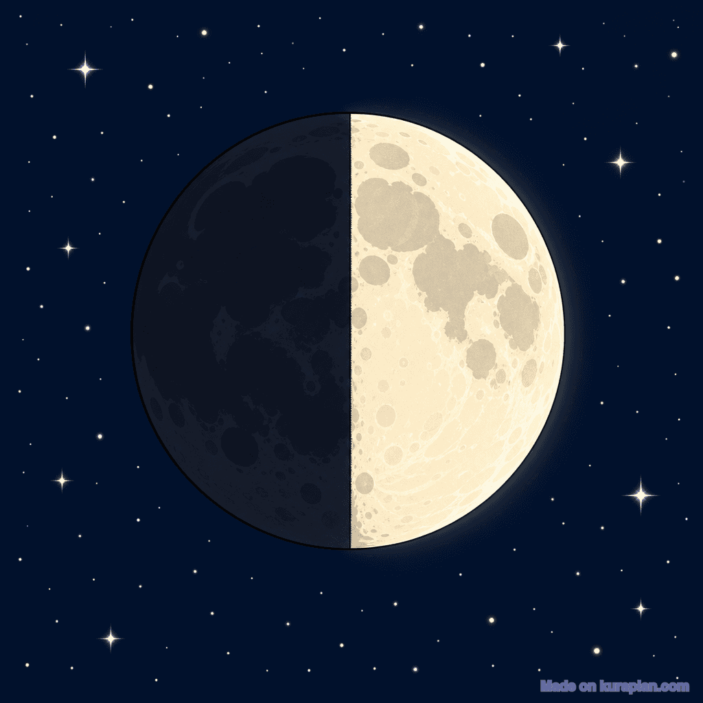 First Quarter Moon