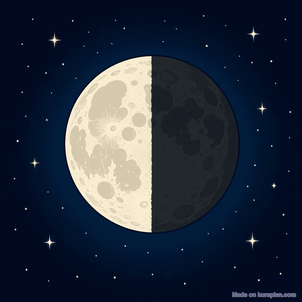 Third Quarter Moon