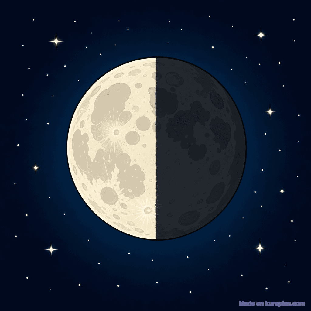 Third Quarter Moon