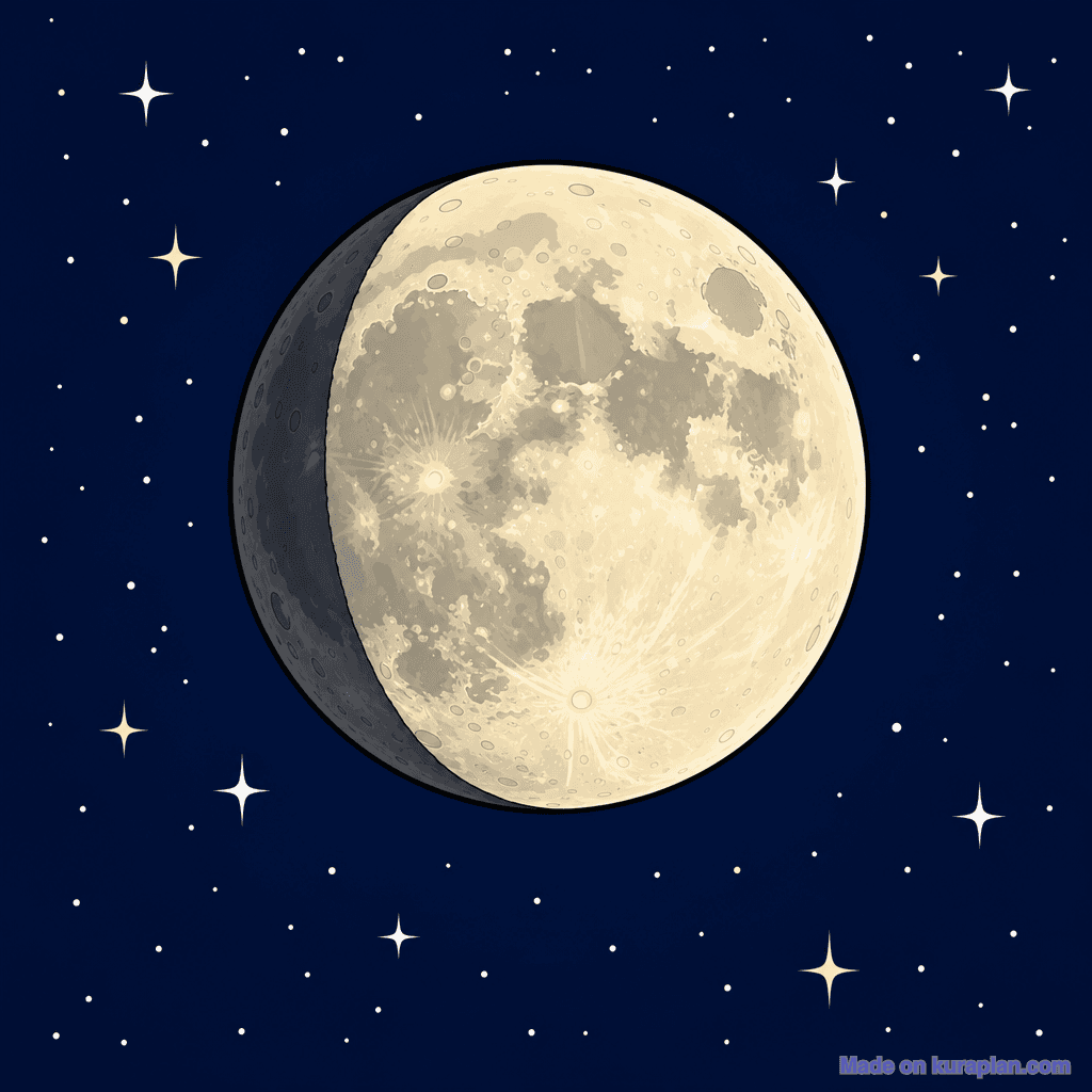 Waxing Gibbous Moon