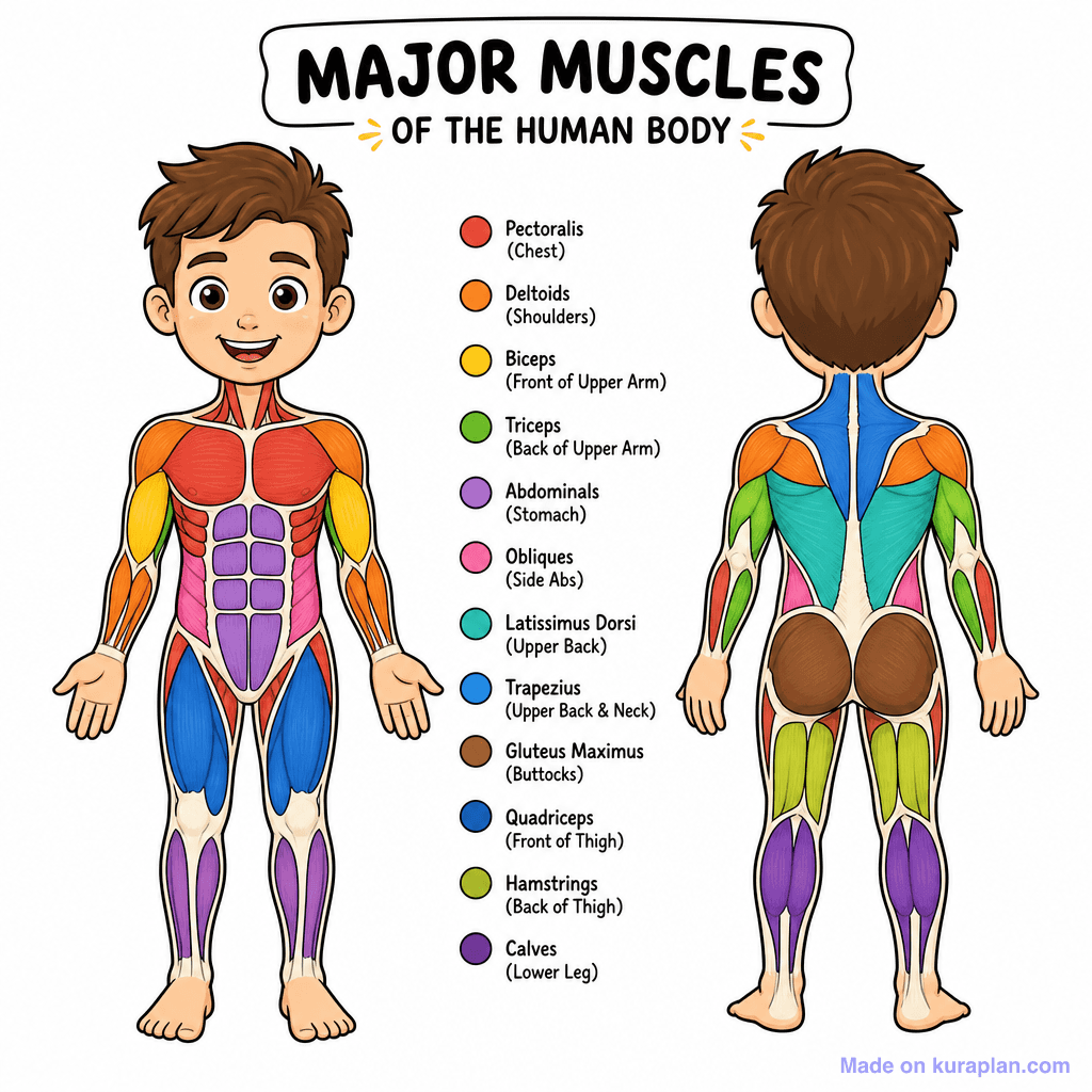 Muscular System Diagram