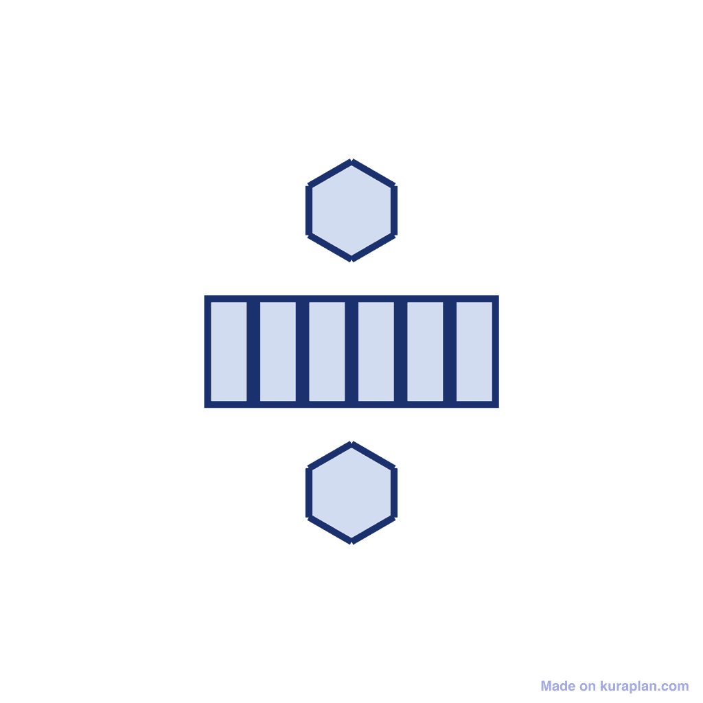 Net of a Hexagonal Prism