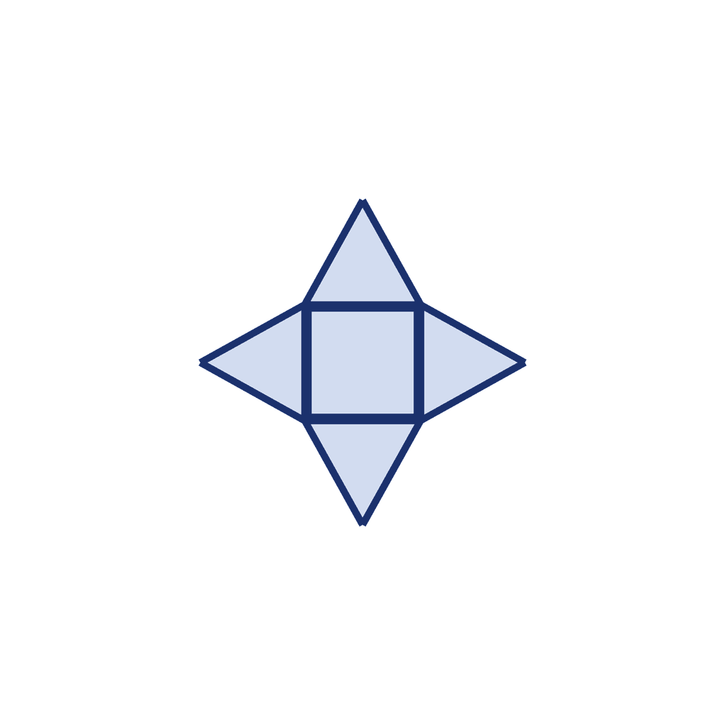 Net of a Square Pyramid