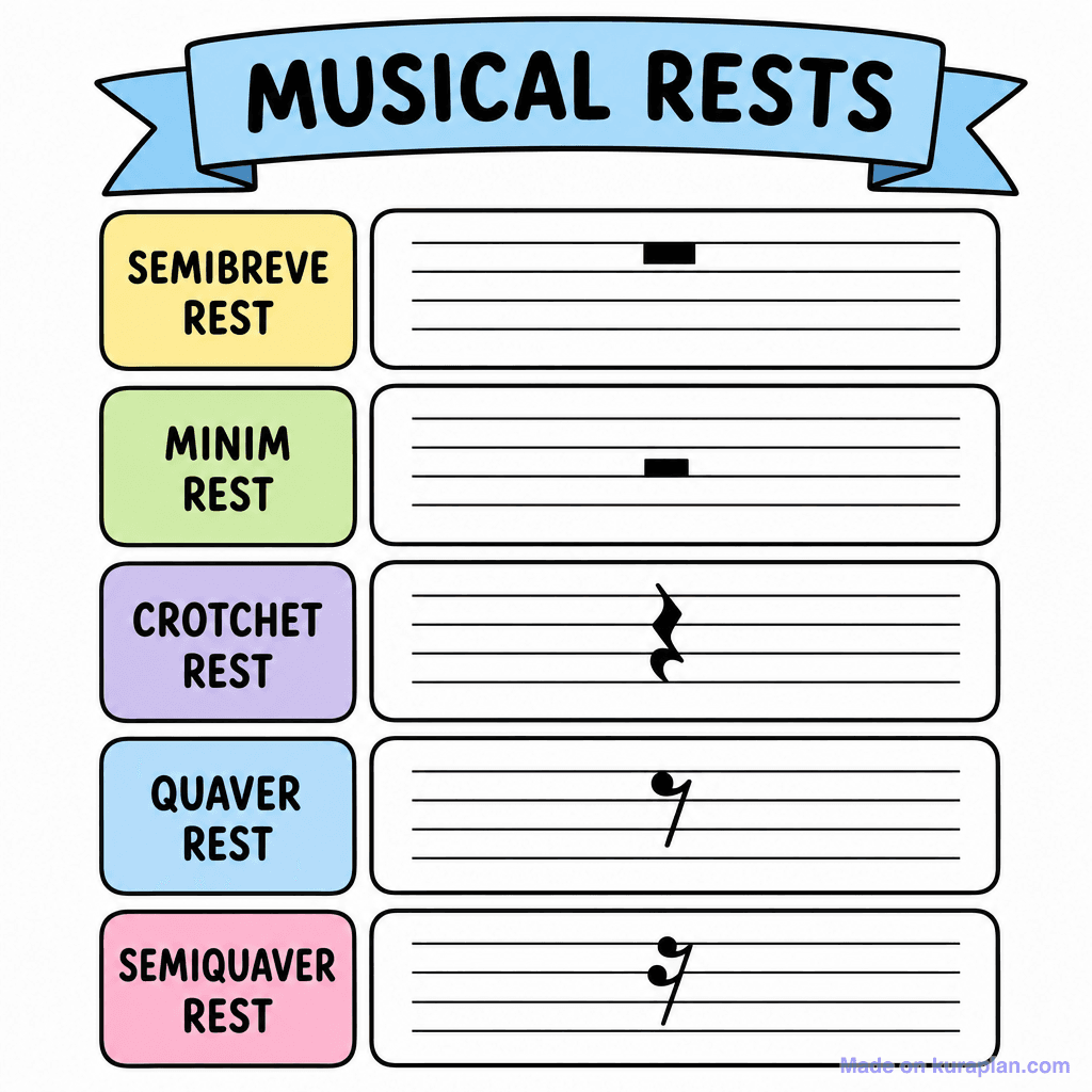 Notation Rests Chart