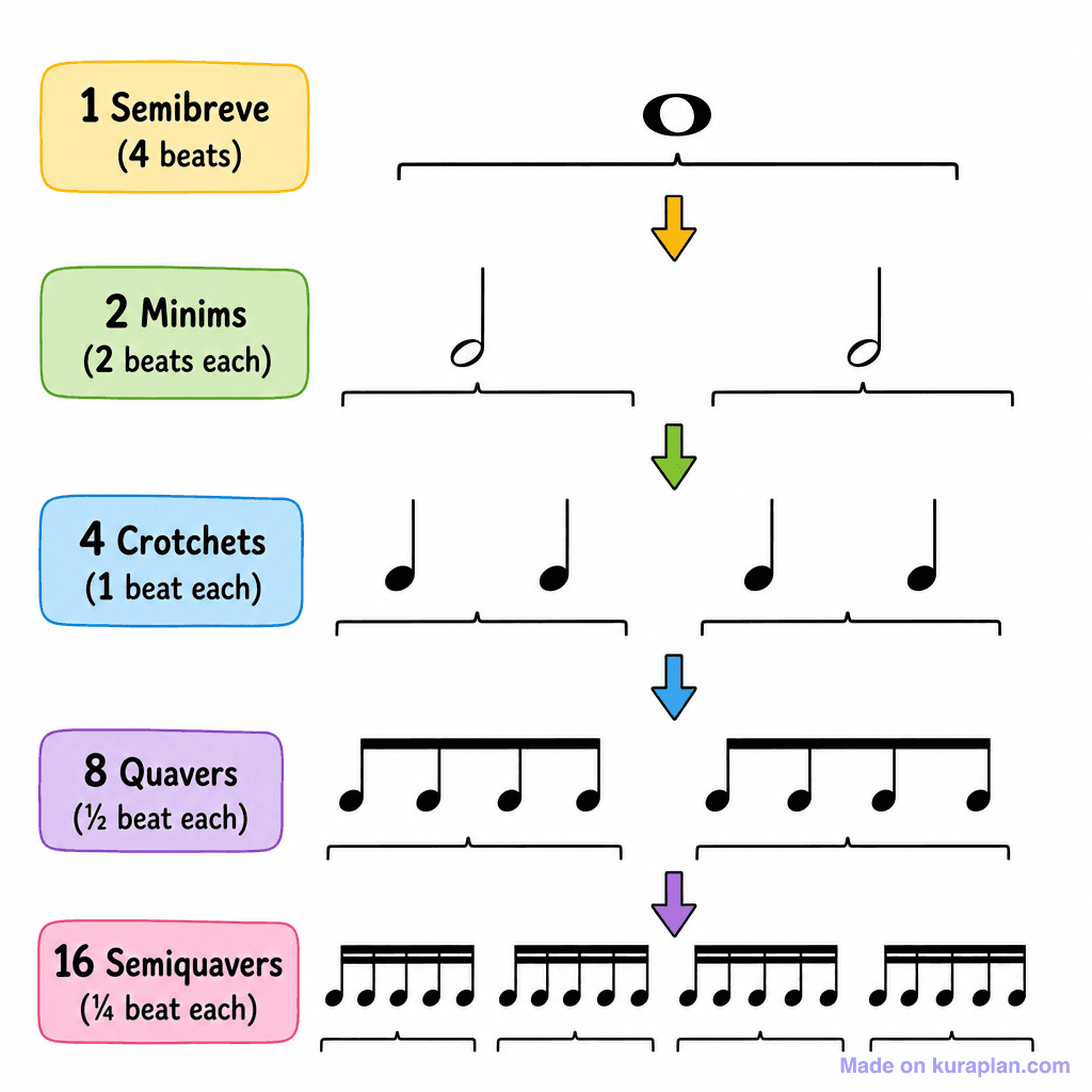 Note Values Family Tree