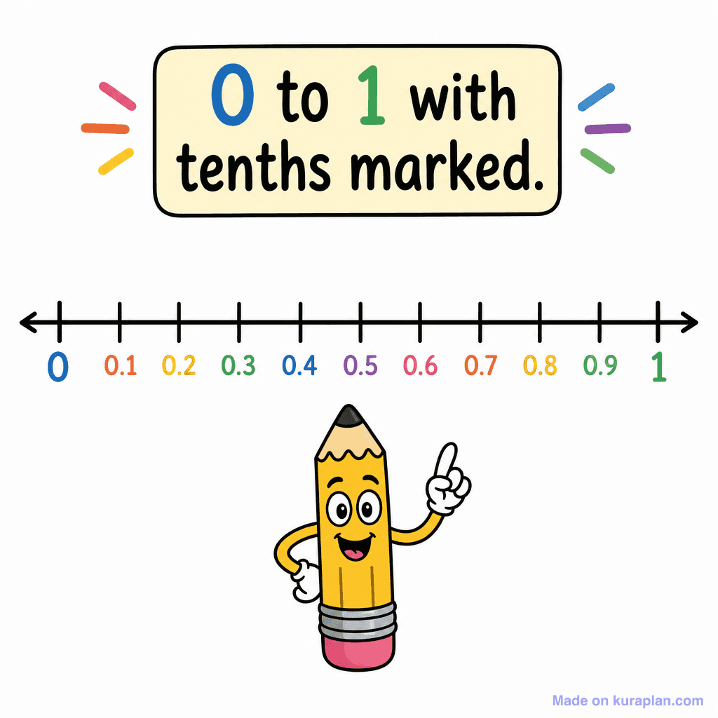 Numberline Decimals 0 1