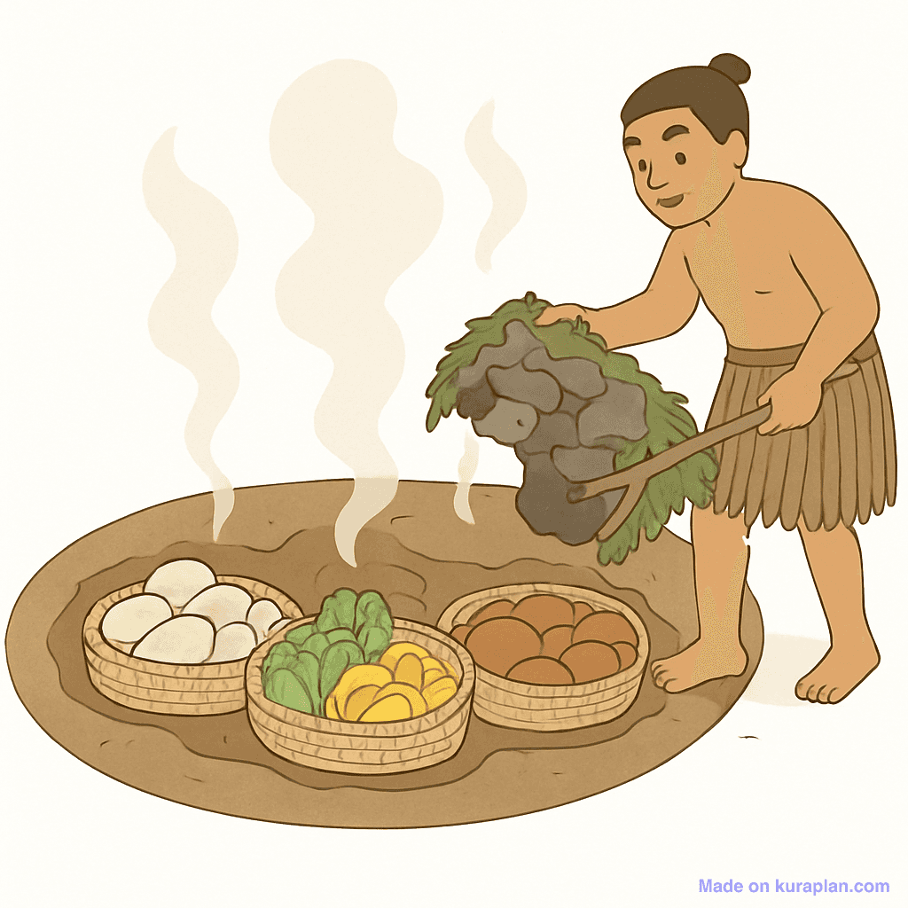Hangi — traditional earth oven